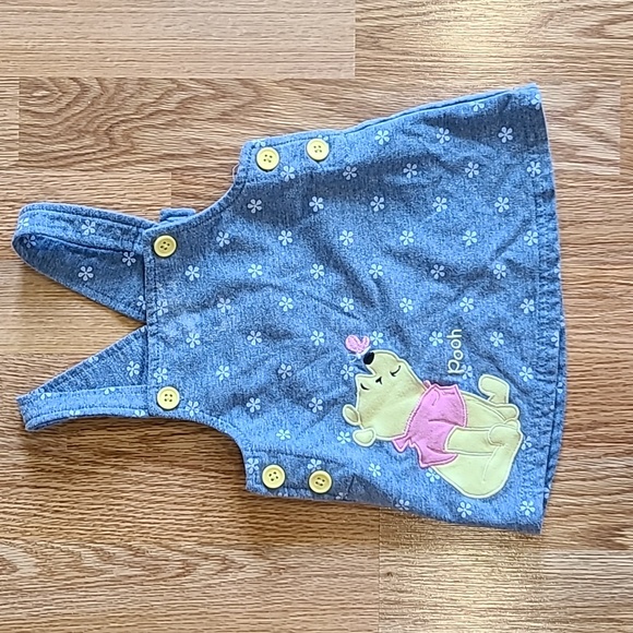 Disney Other - 💥4/$20💥 DISNEY Winnie the Pooh overall dress